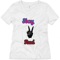 Ladies Relaxed Fit V-Neck Tee
