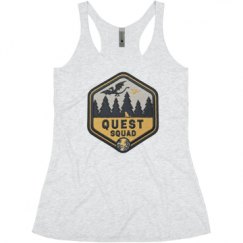 Ladies Slim Fit Super Soft Racerback Triblend Tank