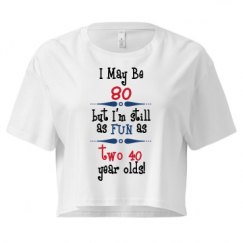 Ladies Festival Cali Crop Top Tee