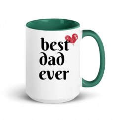 15oz Ceramic Mug with Color Inside