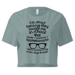 Ladies Festival Cali Crop Top Tee