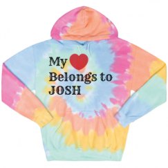 Unisex Tie-Dye Fleece Hoodie