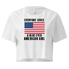 Ladies Festival Cali Crop Top Tee