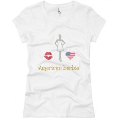 Ladies Slim Fit Basic Promo Jersey Tee