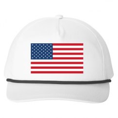 Snapback Five-Panel Rope Hat