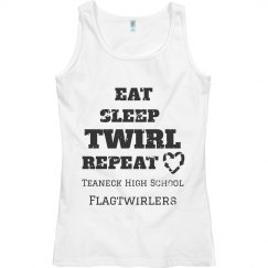 Eat Sleep Twirl Repeat Tank