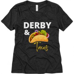 Ladies Relaxed Fit Super Soft Triblend V-Neck Tee