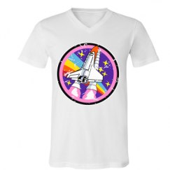 Unisex V-Neck Jersey Tee