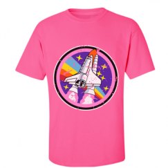 Unisex Ultra Cotton Safety Neon Crewneck Tee