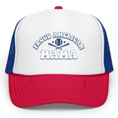 PROUD AMERICAN BASEBALL MAMA