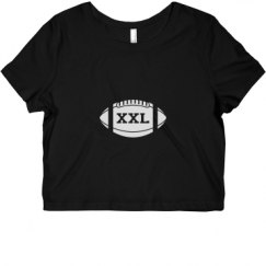 Ladies Slim Fit Crop Top Tee