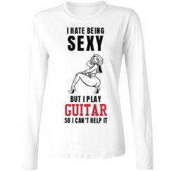 Ladies Relaxed Fit Basic Long Sleeve Tee