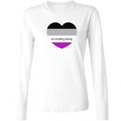 Ladies Relaxed Fit Basic Long Sleeve Tee