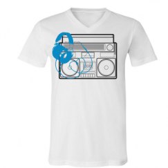 Unisex V-Neck Jersey Tee