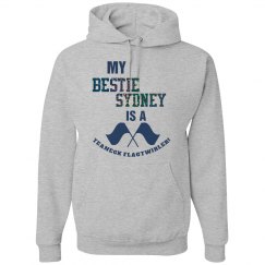 Flagtwirler Bestie Hoodie