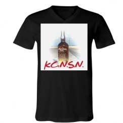 Unisex V-Neck Jersey Tee