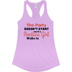 Ladies Slim Fit Racerback Tank Top