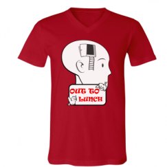 Unisex V-Neck Jersey Tee