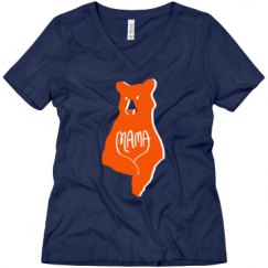 Ladies Relaxed Fit V-Neck Tee