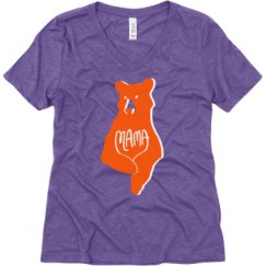 Ladies Relaxed Fit Super Soft Triblend V-Neck Tee