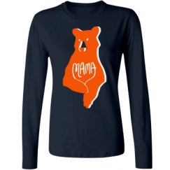 Ladies Relaxed Fit Basic Long Sleeve Tee