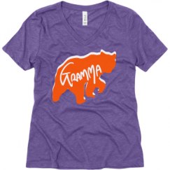 Ladies Relaxed Fit Super Soft Triblend V-Neck Tee