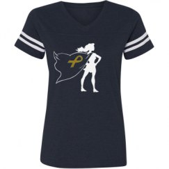 Ladies Relaxed Fit Vintage Sports Tee