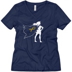 Ladies Relaxed Fit V-Neck Tee