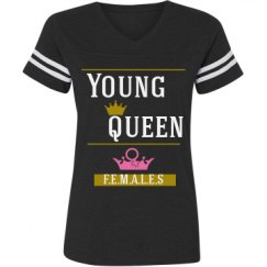Ladies Relaxed Fit Vintage Sports Tee