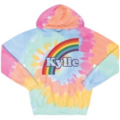 Unisex Tie-Dye Fleece Hoodie