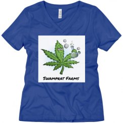 Ladies Relaxed Fit V-Neck Tee