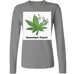 Ladies Relaxed Fit Basic Long Sleeve Tee