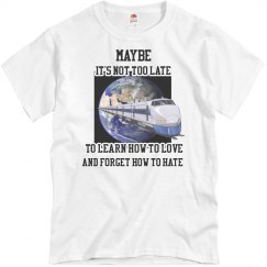 Maybe, It's Not Too Late Men's Rock Lyric Tee