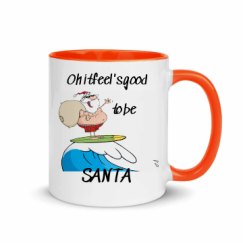 11oz Ceramic Mug with Color Inside