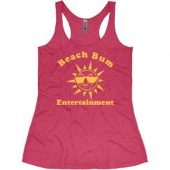 Ladies Slim Fit Super Soft Racerback Triblend Tank