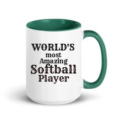 15oz Ceramic Mug with Color Inside