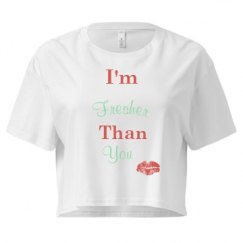 Ladies Festival Cali Crop Top Tee