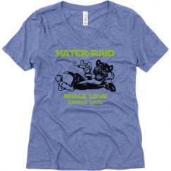 Ladies Relaxed Fit Super Soft Triblend V-Neck Tee