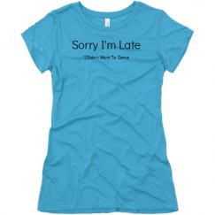Ladies Slim Fit Super Soft Triblend Tee