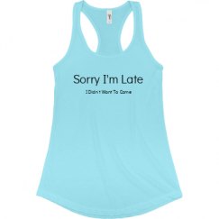 Ladies Slim Fit Racerback Tank Top