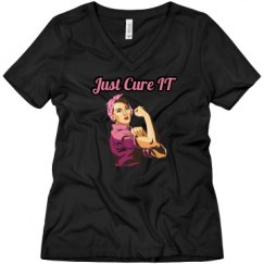 Ladies Relaxed Fit V-Neck Tee