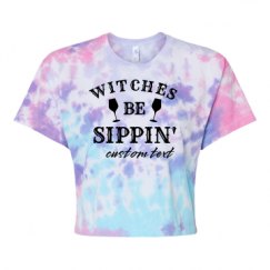 Women's Tie Dye Crop Top Tee