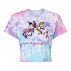 Women's Tie Dye Crop Top Tee