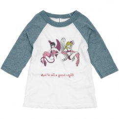 Toddler 3/4 Sleeve Raglan Tee