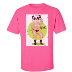 Unisex Ultra Cotton Safety Neon Crewneck Tee