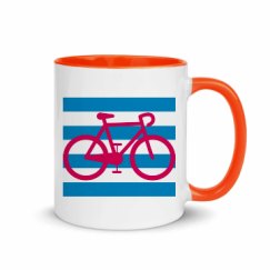 11oz Ceramic Mug with Color Inside