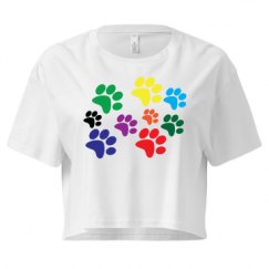 Ladies Festival Cali Crop Top Tee