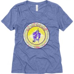 Ladies Relaxed Fit Super Soft Triblend V-Neck Tee