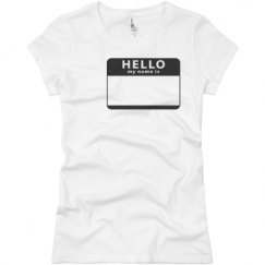 Ladies Slim Fit Basic Promo Jersey Tee