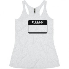 Ladies Slim Fit Super Soft Racerback Triblend Tank